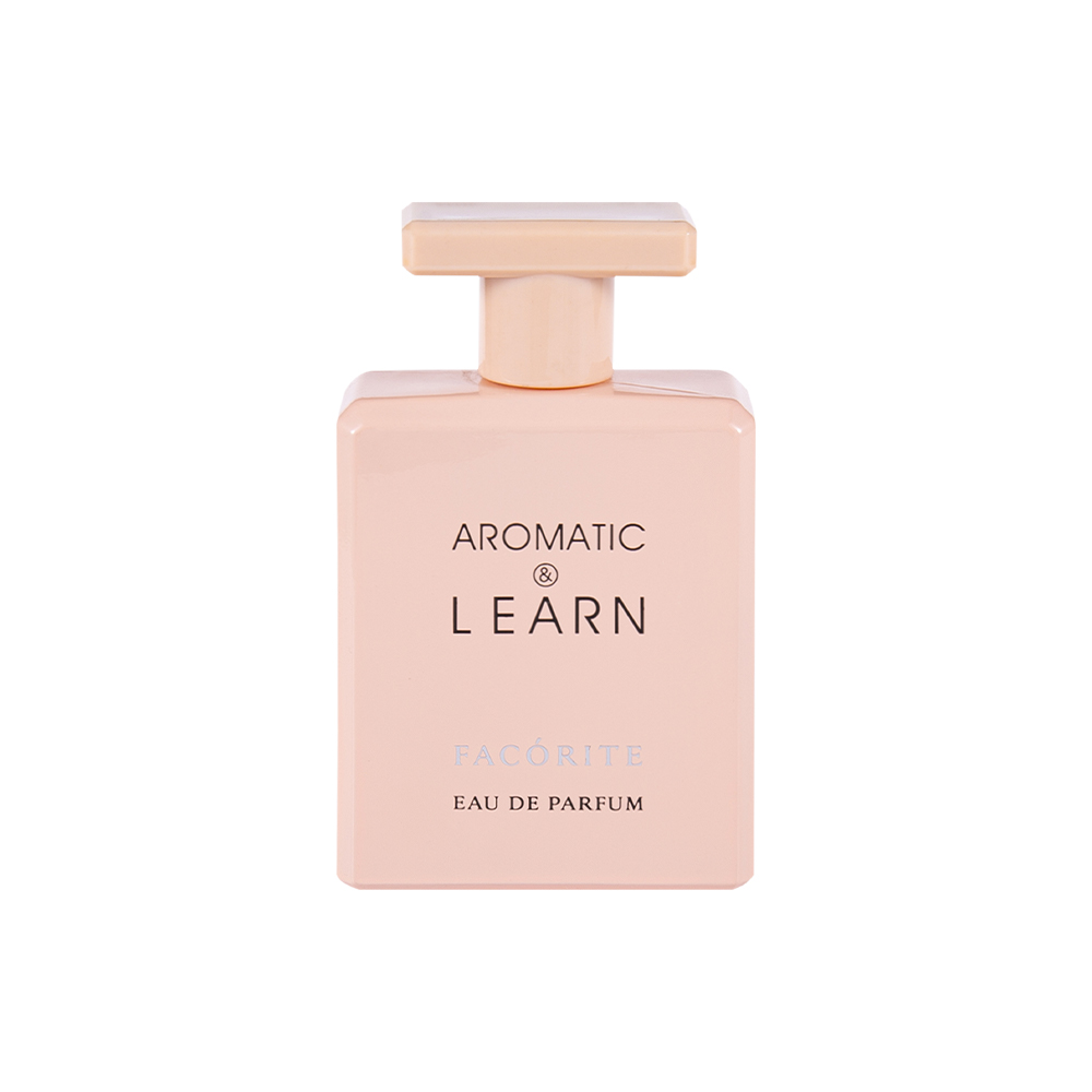 KY1490-WJ2155 50ML Kaplamalı Baskılı Dikdörtgen Cam Parfüm Şişesi, Parlak Kapaklı