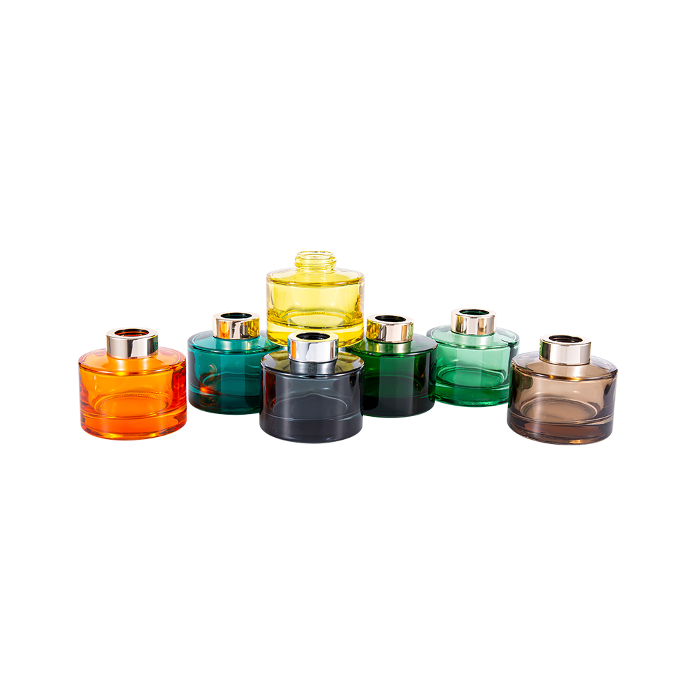 28mm Büyük UV Alüminyum Kapaklı 100ML Renkli Kaplamalı Difüzör Şişesi